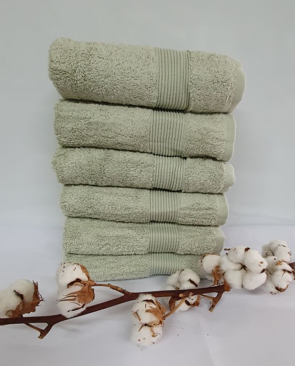 Рушник Cottonize 100х150 однотонний 912 Olive