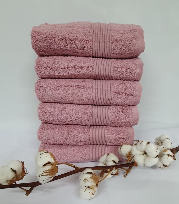 Рушник Cottonize 100х150 однотонний 912 Dirty pink