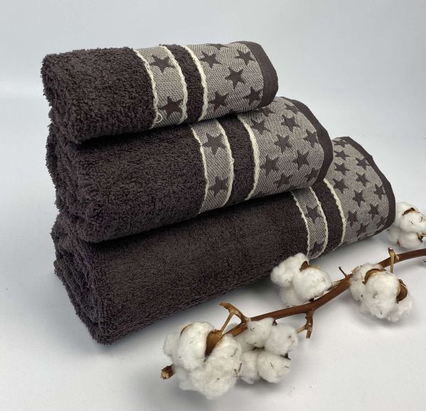 Набір рушників Cottonize 3 шт cod119 Chocolate