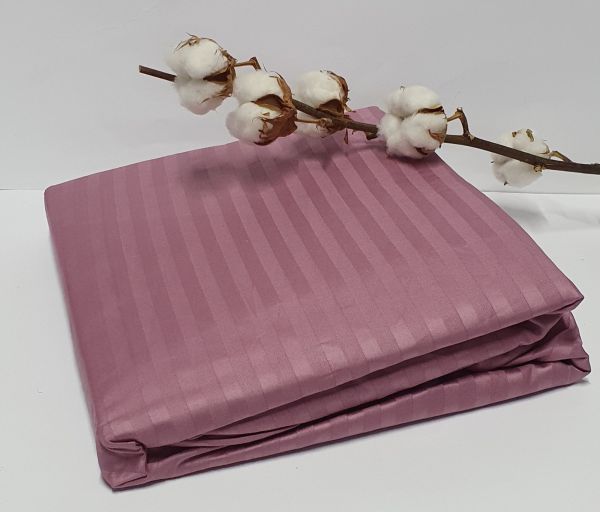 Простирадло на резинці AE Cotton 180x200 + наволочки Purple