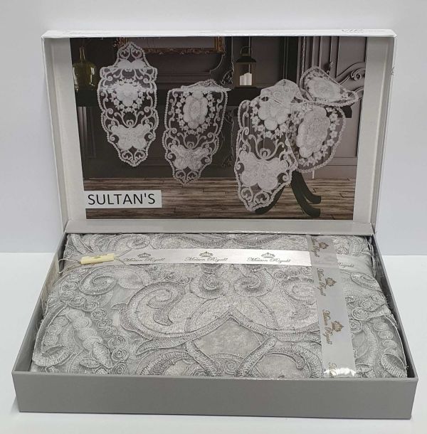 Доріжка Set Велюр Maison Royale Sultans Grey