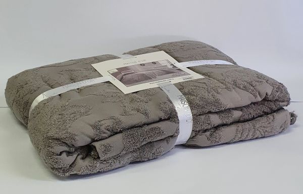 Покривало Maison D'or махрове Sanda 160х240 Light Grey
