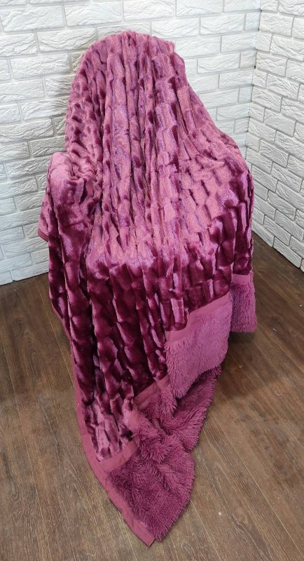 Покривало норка 220х240 Purple (510)