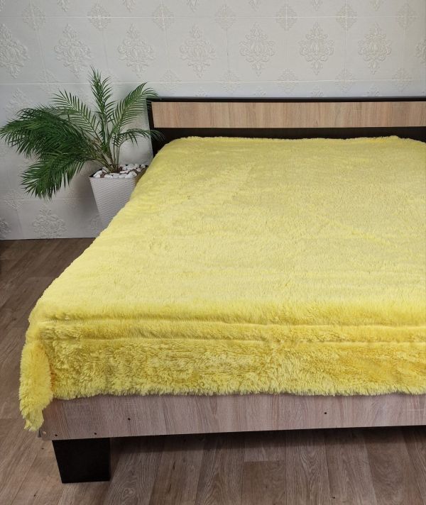 Покривало норка 220х240 Yellow (510)