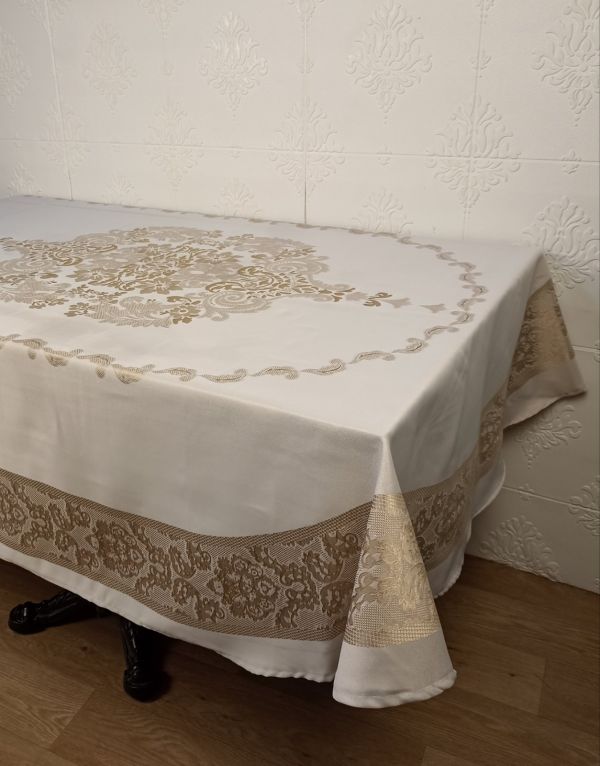 Скатертина Sagol тефлон 160x220 ovale St-060 Cappucino