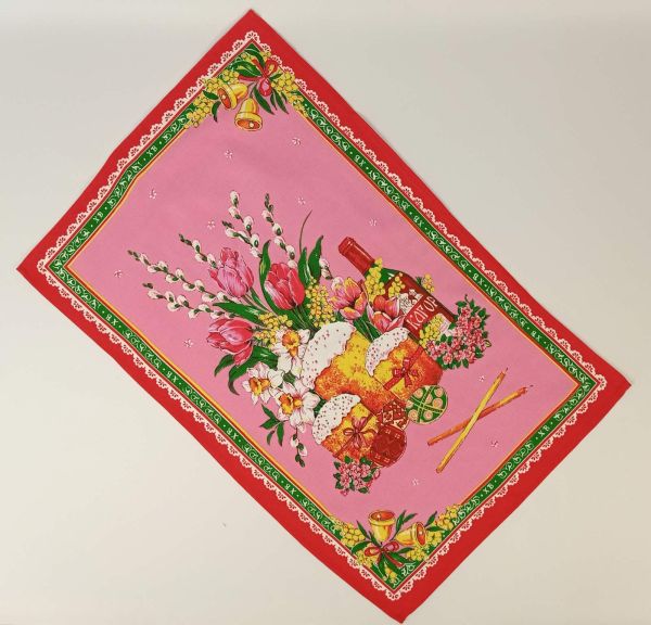 Рушник кухонний вафельний Easter Tradition 50x70 Pink